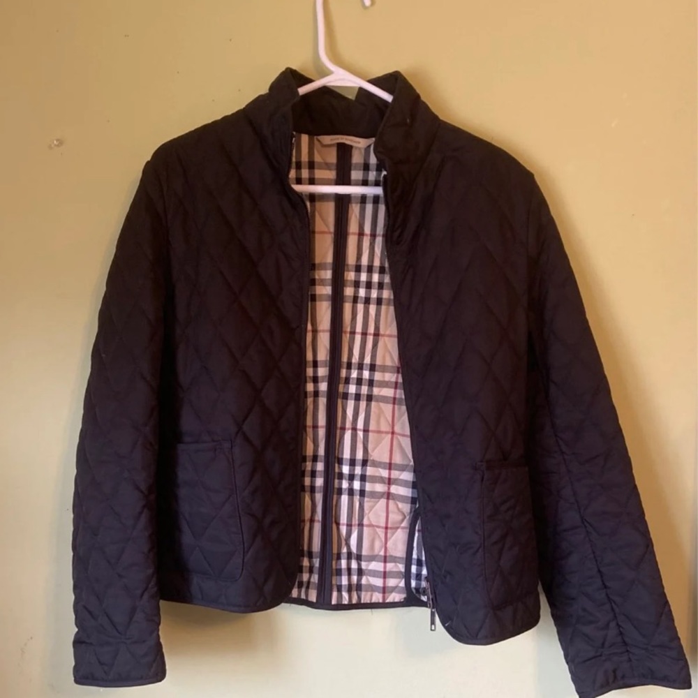 Burberry Black Quilted Jacket